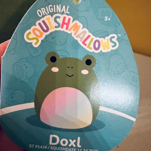 NWT DOXL 7" Squishmallow Frog - Picture 3 of 4